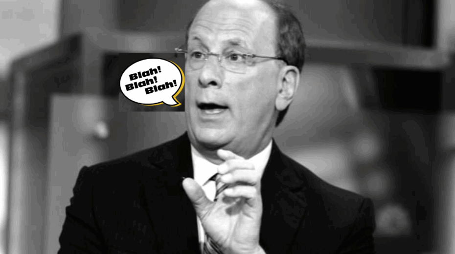 Larry Fink Blah Blah Blah